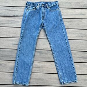 Levi’s Strauss & Co; Original Riveted; Medium Blue; Straight Leg; Men’s 33W/32L